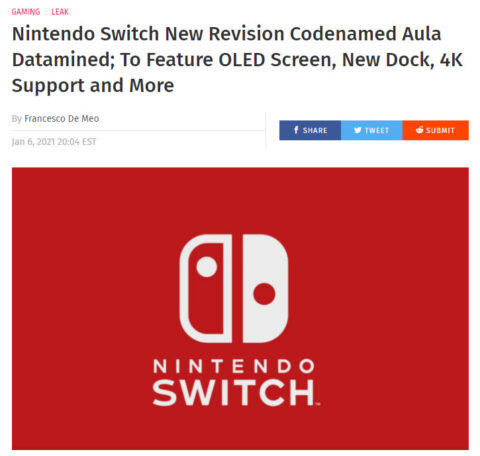 SwitchPro-480x456 【Switch】新型『Nintendo Switch』の噂が浮上　コードネーム「Aula」でドック接続時に性能が向上