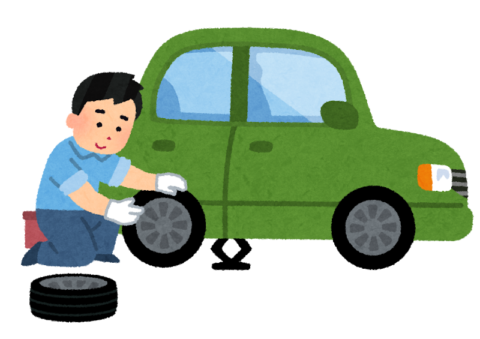 car_tire_koukan_normal-480x339 【自動車】車のタイヤ交換自分でやろうと思って用品揃えたら5300円(´・ω・`)