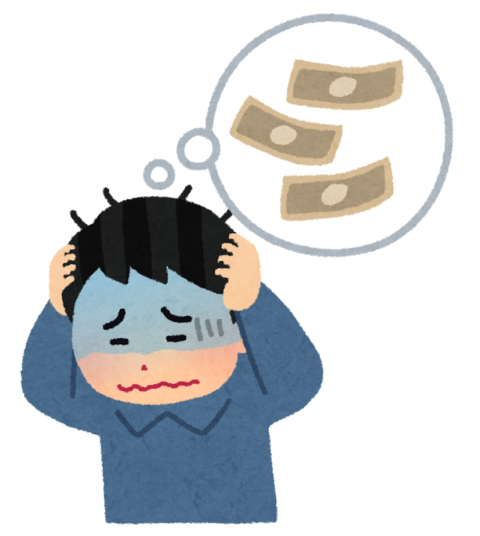 pose_atama_kakaeru_man_money-480x536 【悲報】7月までに50万円を用意しないと『債務整理』するしかなくなる俺にアドバイスをくれ