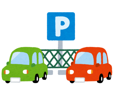 car_parking_p-480x408 【自動車】自分の駐車場に停まってる違法駐車を合法的に報復する方法ない？