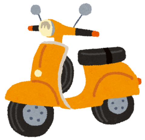 norimono_scooter-480x464 【バイク】すまん、原付をマンションの近くの歩道に置いてええか？