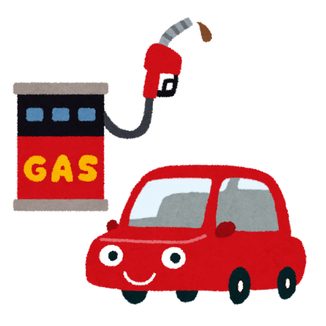 car_gasoline-640x640 【自動車】わい営業マン都会のど真ん中で社用車をガス欠にする