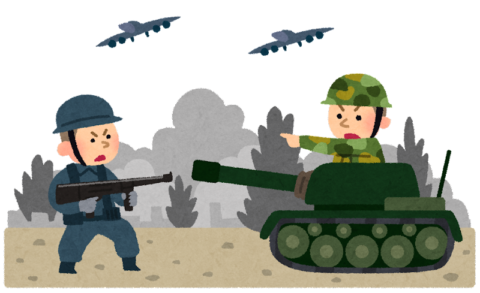 sensou_senjou-480x293 ウクライナの歩兵さん。ほぼ全員が対戦車用の火器を装備してメロウリンクみたいになってしまう