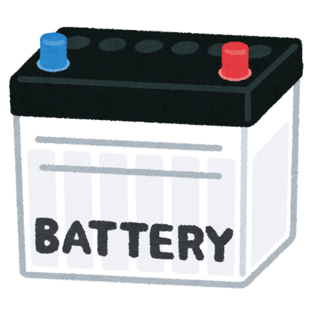 car_battery_blue_red-640x640 【自動車】車のバッテリーが上がったんだけど新しいのに交換すべき？